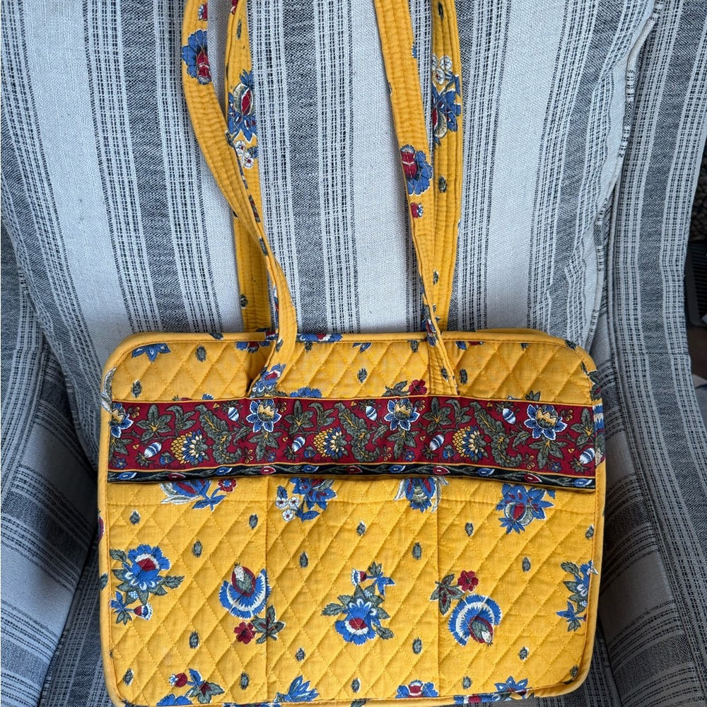 “French Yellow” NWOT Vera Bradley Diaper / Baby / Daily Bag! VINTAGE RETIRED